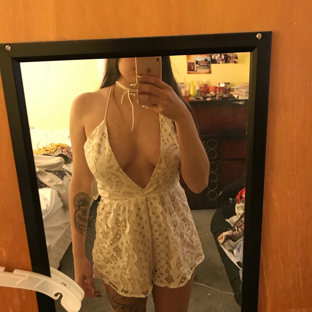 Lace romper